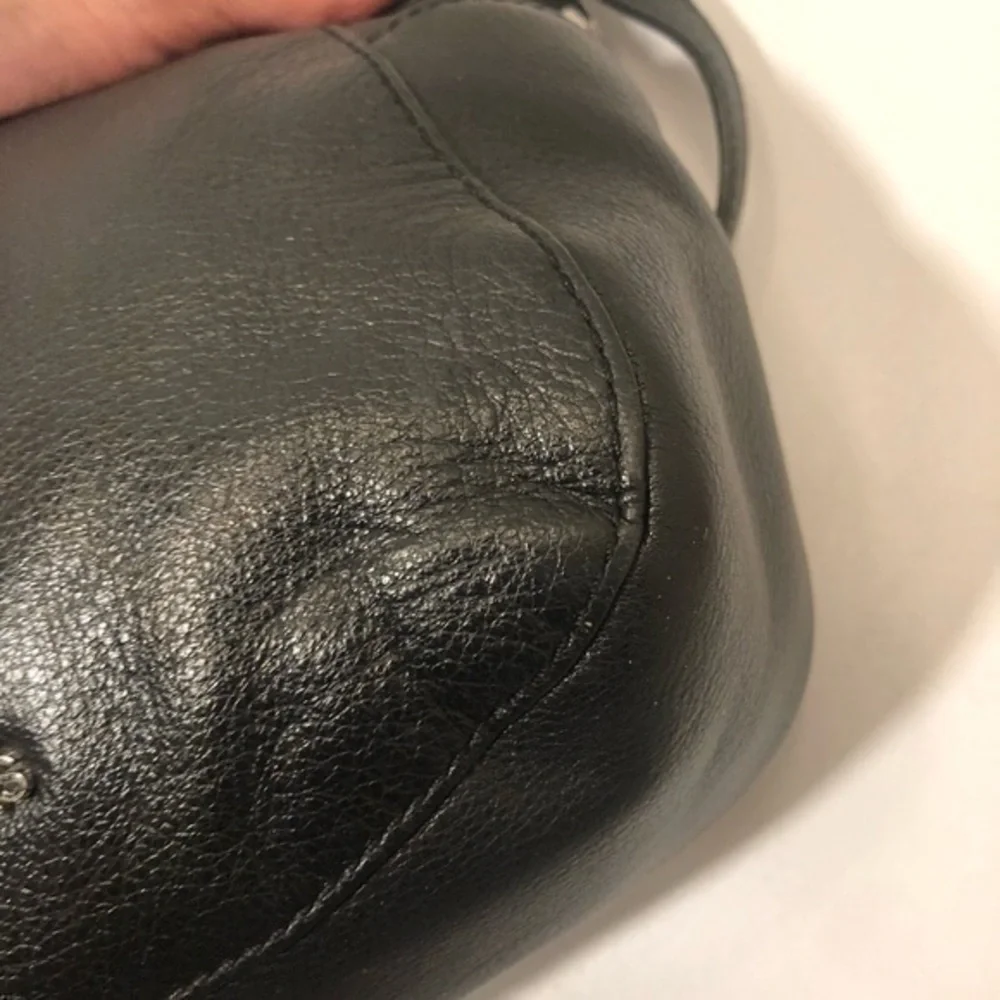 Michael kors black leather two way bag